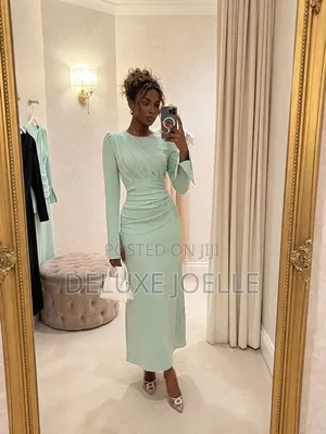 Waist Cinching Long Dress