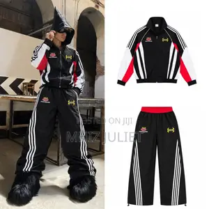 Trendy Unisex Questionmark Two Piece Tracksuit