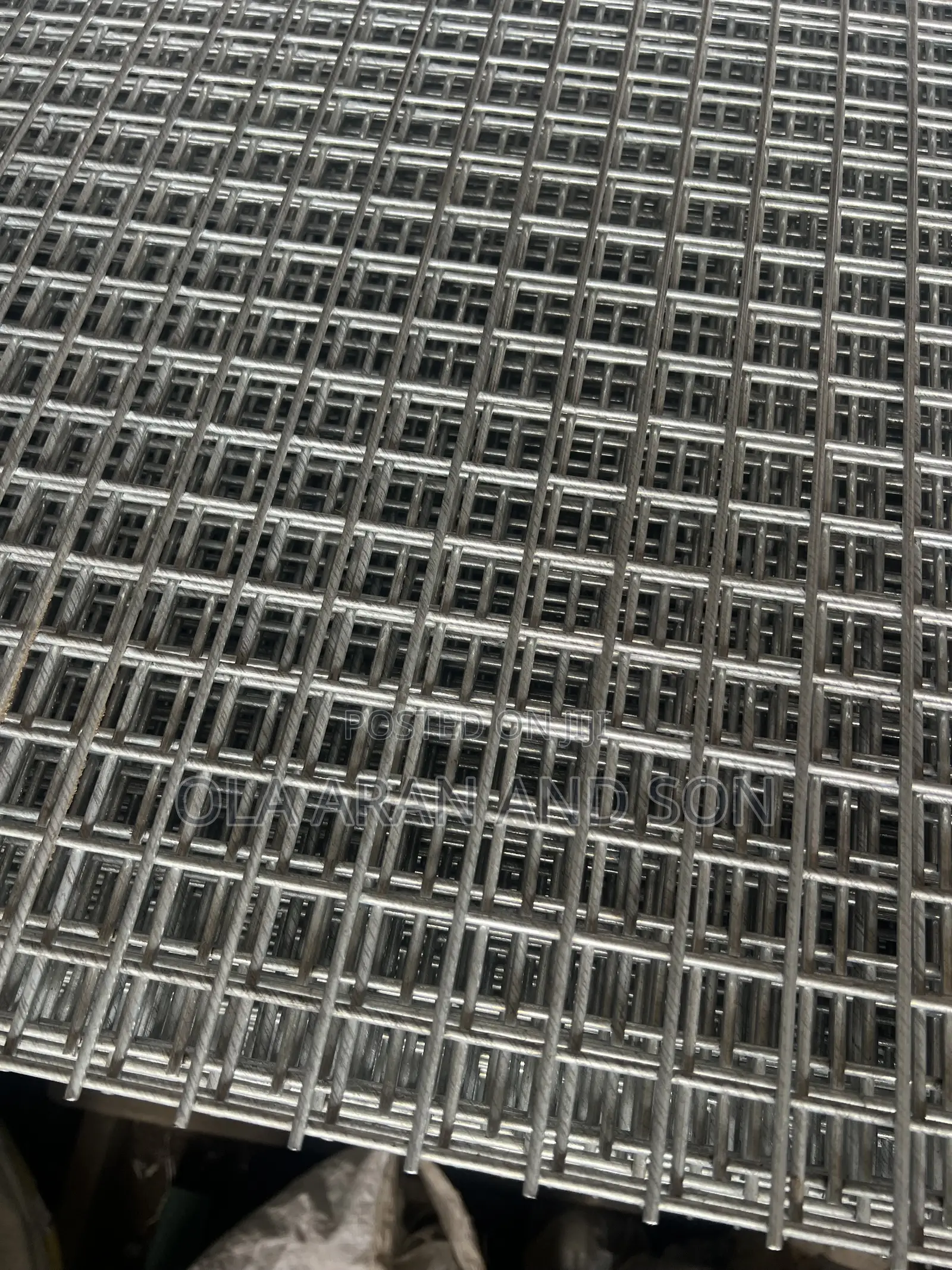 Original 3mm Galvanized Welded Iron Wire Mesh 1x1