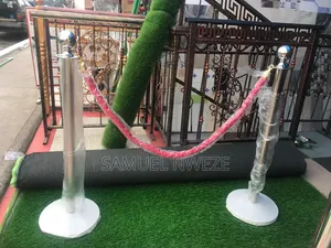 Crowd Control Stanchion and Queue Barrier System