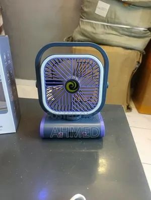 Type C Rechargeable Desktop Mini Office & Wall-Mounted Shaking LR Fan