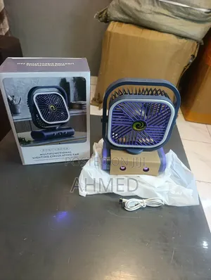 Type C Rechargeable Desktop Mini Office & Wall-Mounted Shaking LR Fan