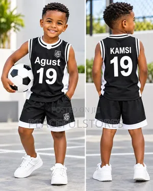 Boys Basketball Jersey Set