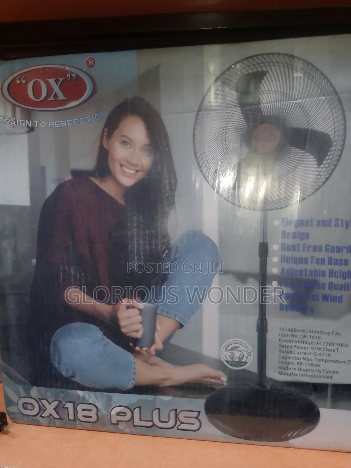 Ox Plus Standing Fan