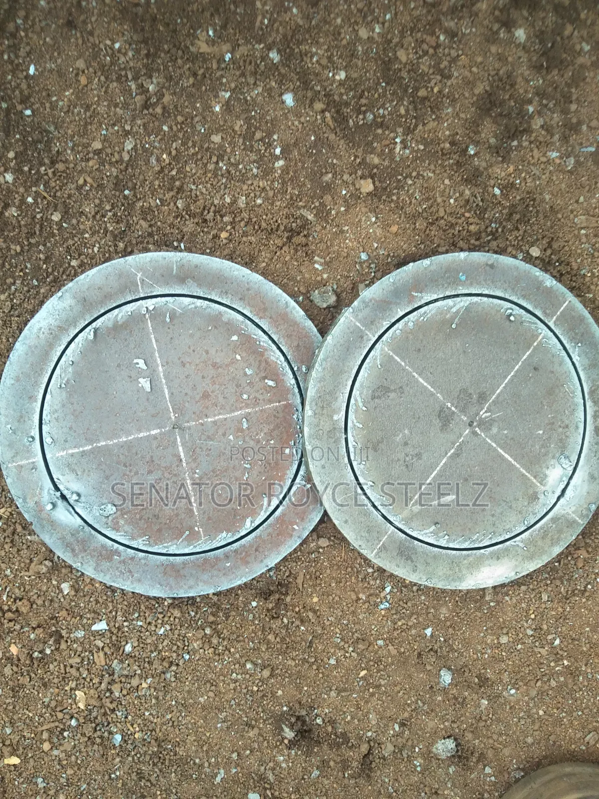 4" Round Plate 8mm