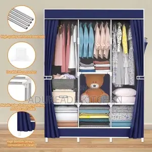 3 Compartment Storage Wardrobe
