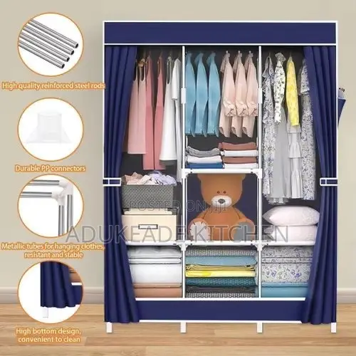 3 Compartment Storage Wardrobe