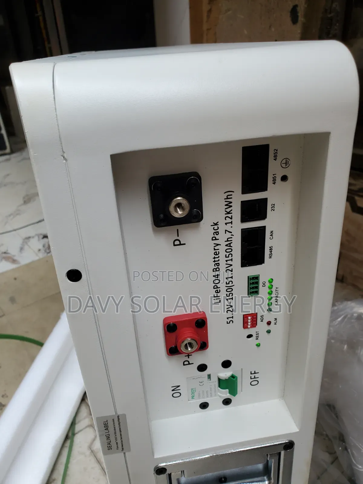 7.5kwh 51.2v 100ah Lithium Battery