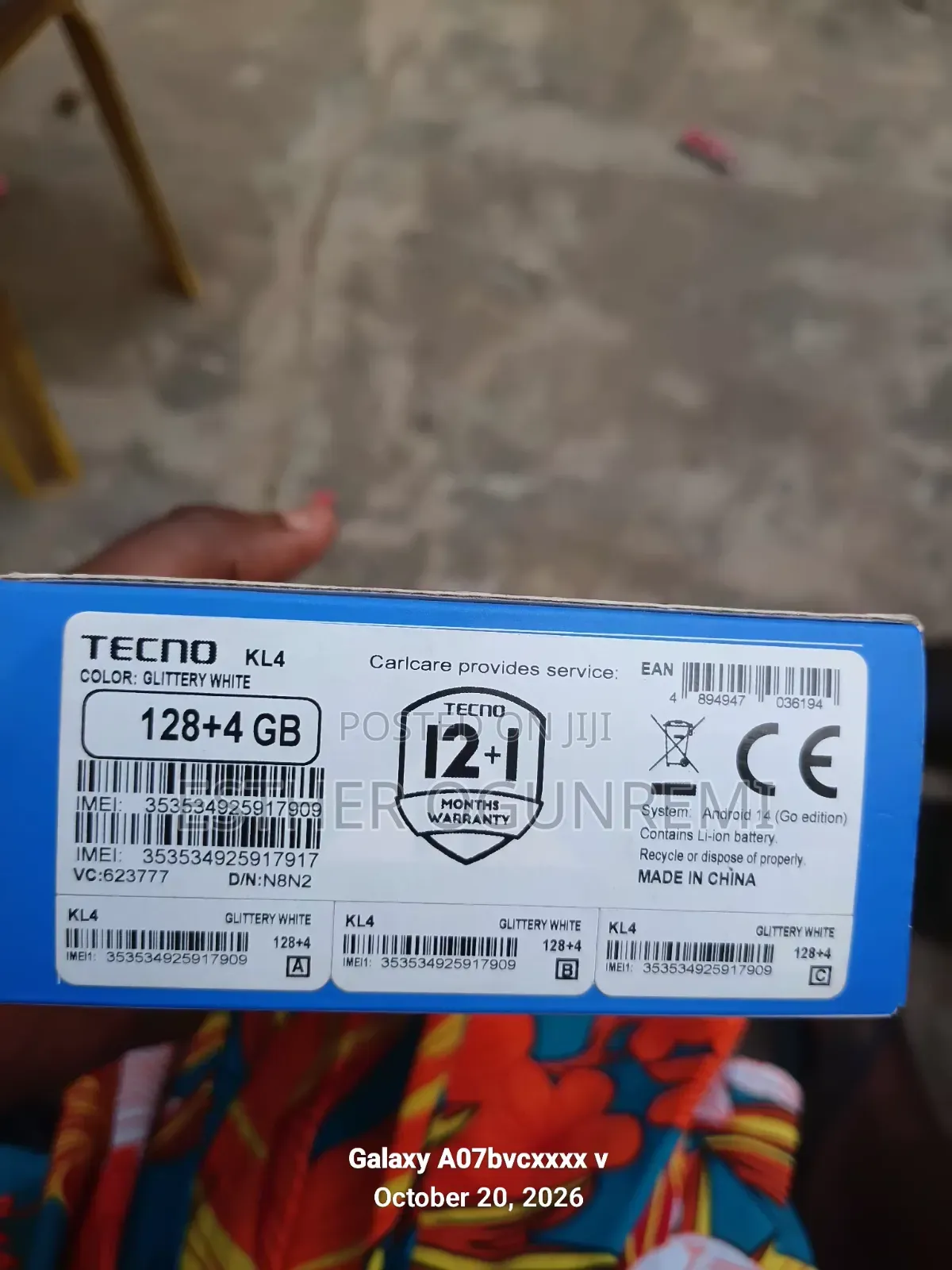 Tecno Pop 9 64 GB Silver