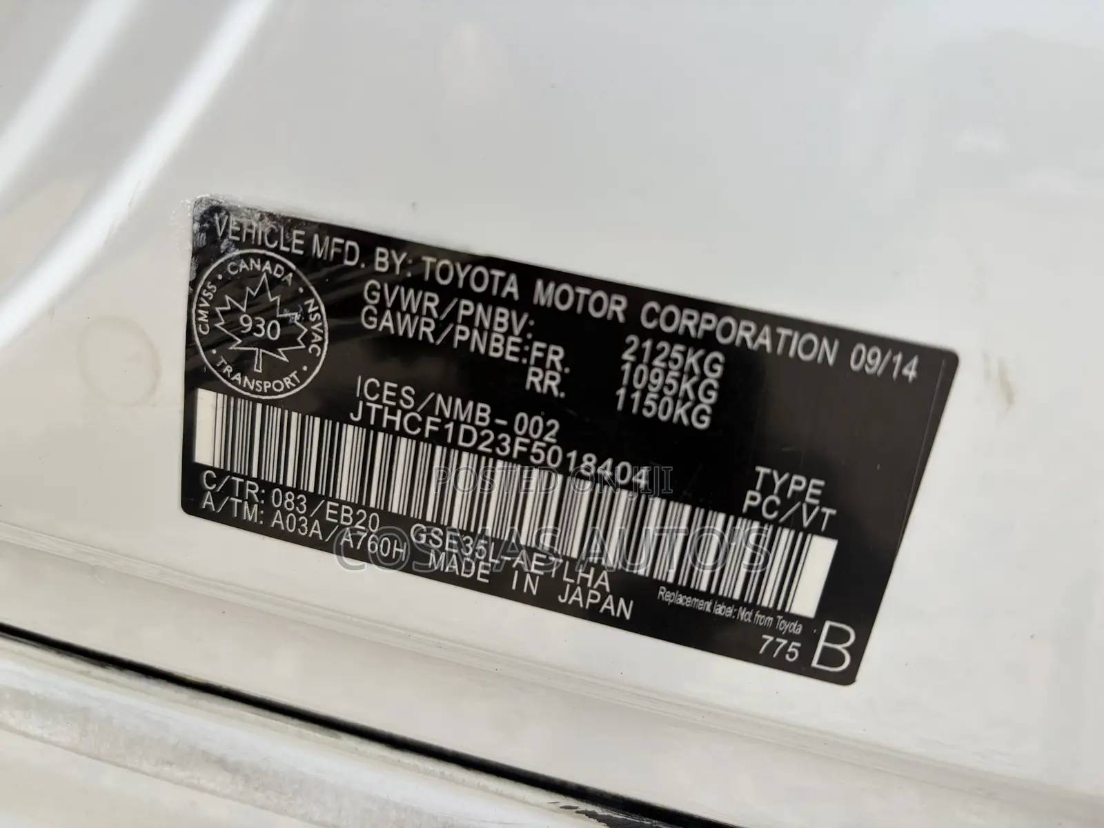 Lexus IS 250 2015 White