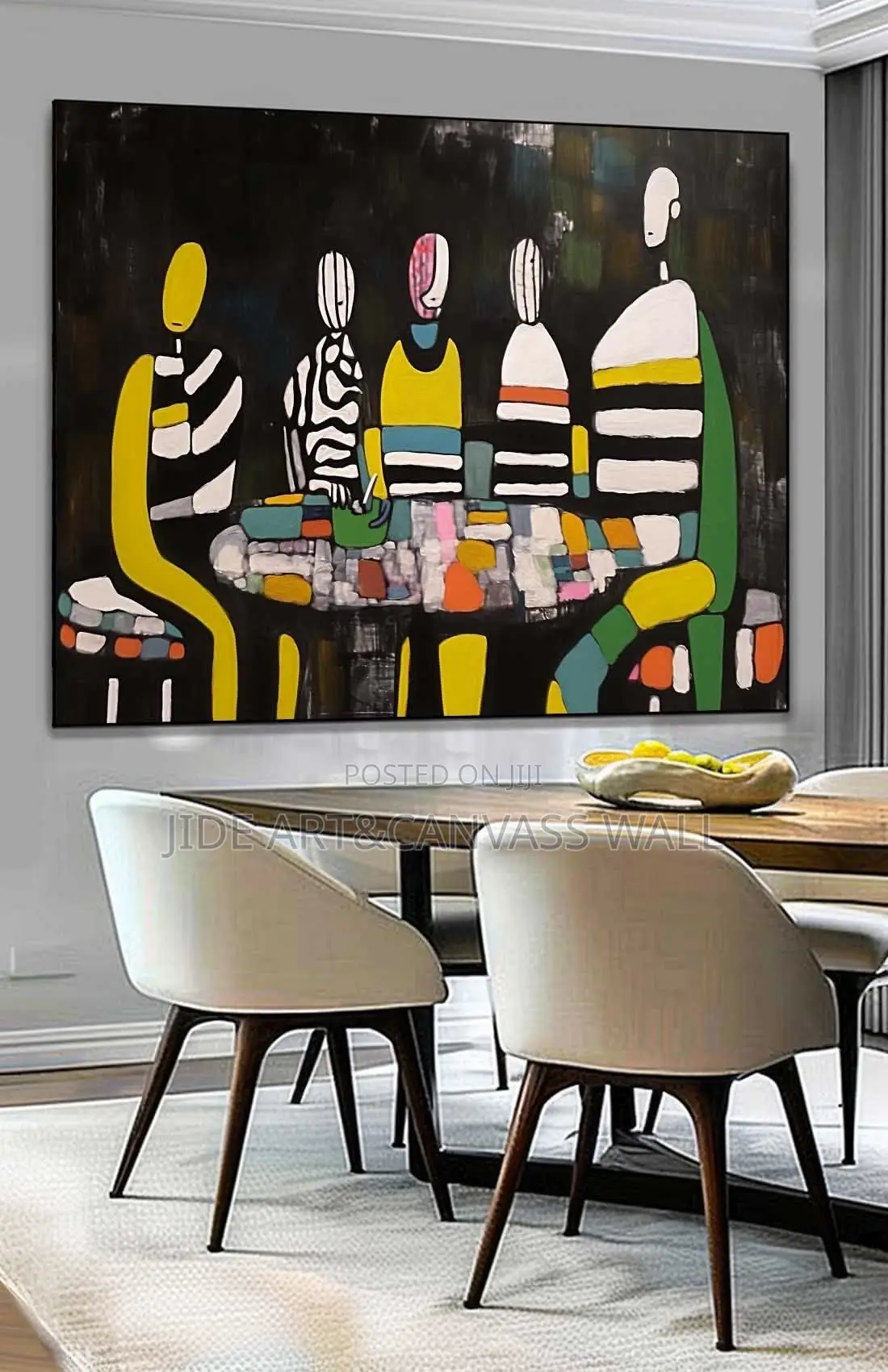 Modern Art Design and Wall Abstract Skeching Decors