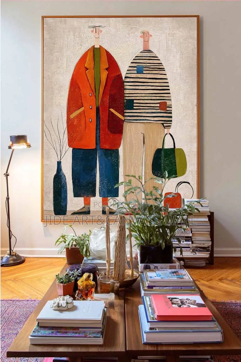 Modern Art Design and Wall Abstract Skeching Decors