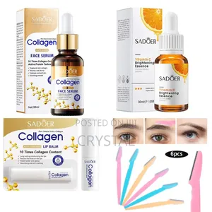 Collagen Serum/Vitamin C Serum/Collagen Lip Balm Tinkle Eyebrow Razor