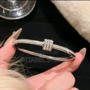 Non Tarnish Titanium Steel Silver Bangle/Bracelet