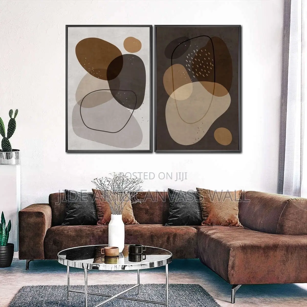 Split Abstract Wall Art Interior Colorful Decors
