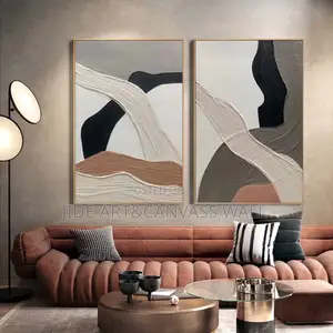 Split Abstract Wall Art Interior Colorful Decors