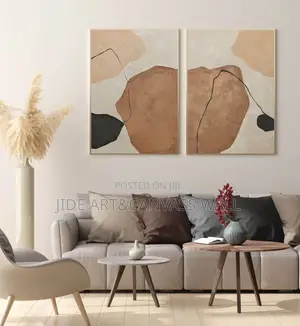 Split Abstract Wall Art Interior Colorful Decors