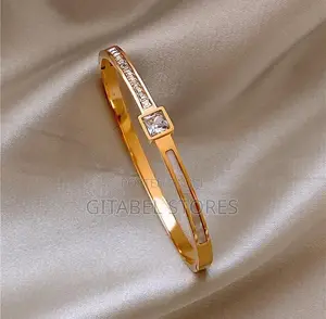 Pretty Non Tarnish Titanium Steel Bangle/Bracelet