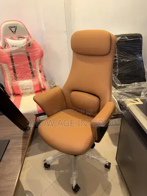 Executive Leather Chair With Lumbar Support (Sai O1)