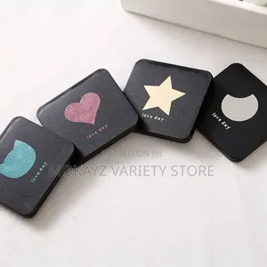 Double-Sided Portable 2-Faced Square Cosmetics Mirror /Bulk/Souvenir