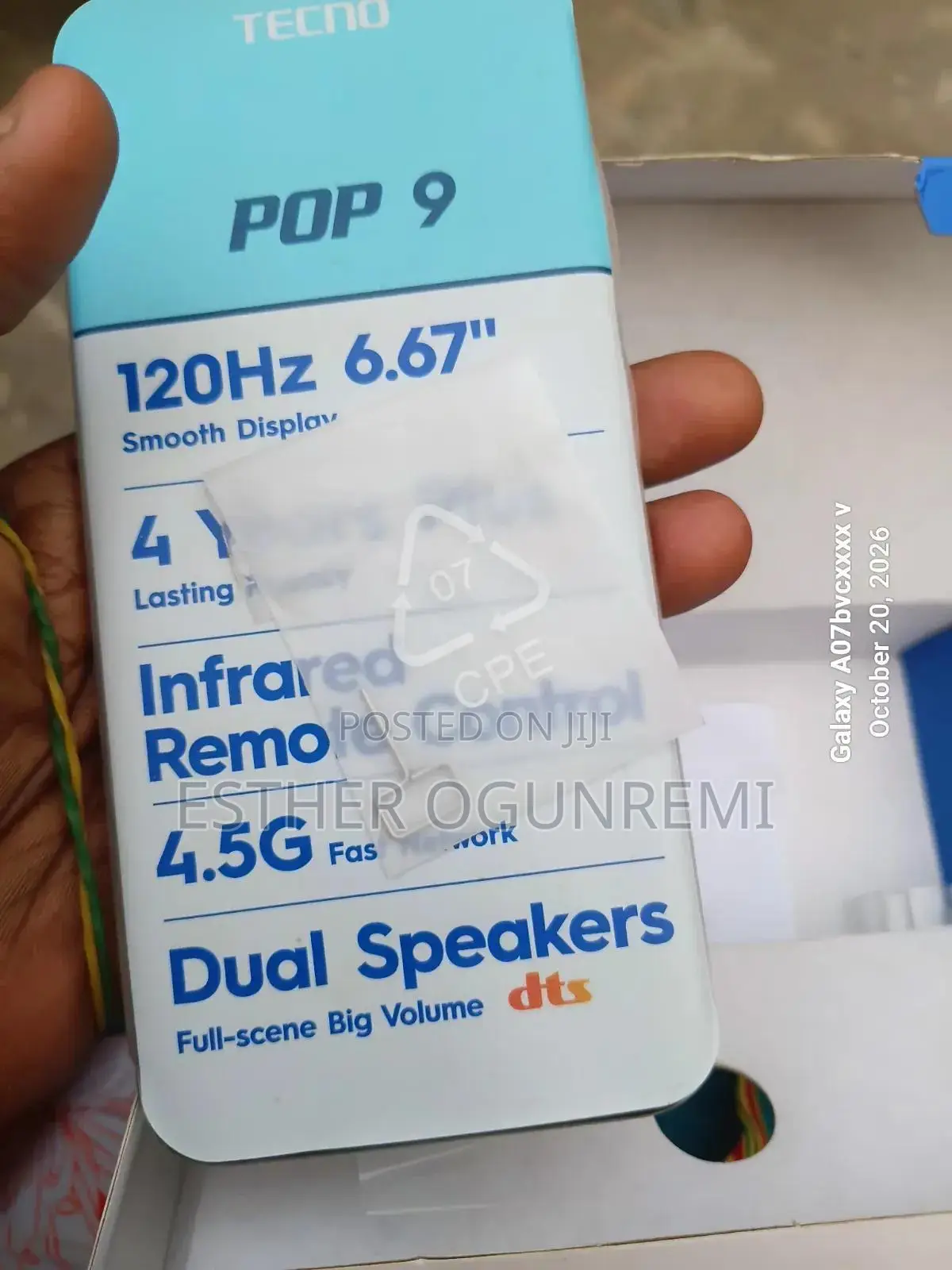 Tecno Pop 9 64 GB Silver