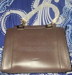 Lahty Luxury Women's Handbag 2-in-1 With Strap – Brown