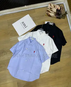 Premium Lúxury Ami Shirt best Quality well Brandedwell Packagedm