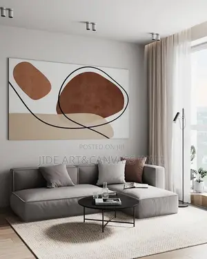 Abstract Wall Art Interior Skeching Decors