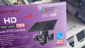 Techview / Generic Ubox 12MP Triple Lens Solar PTZ Camera.