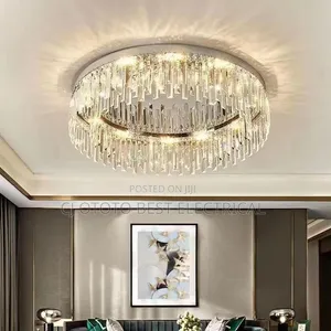 Simple Crystal Luxury Chandelier Flush Light