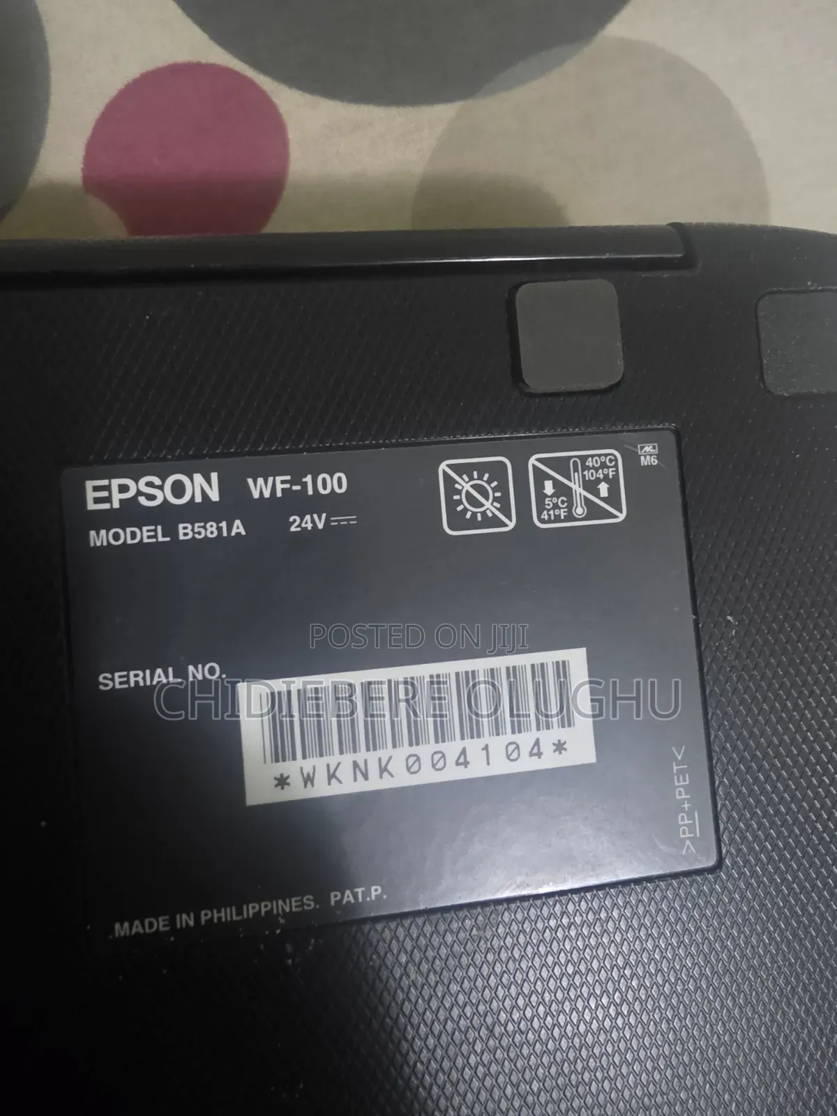 EPSON Portable Rechargeable Mobile Printer Available