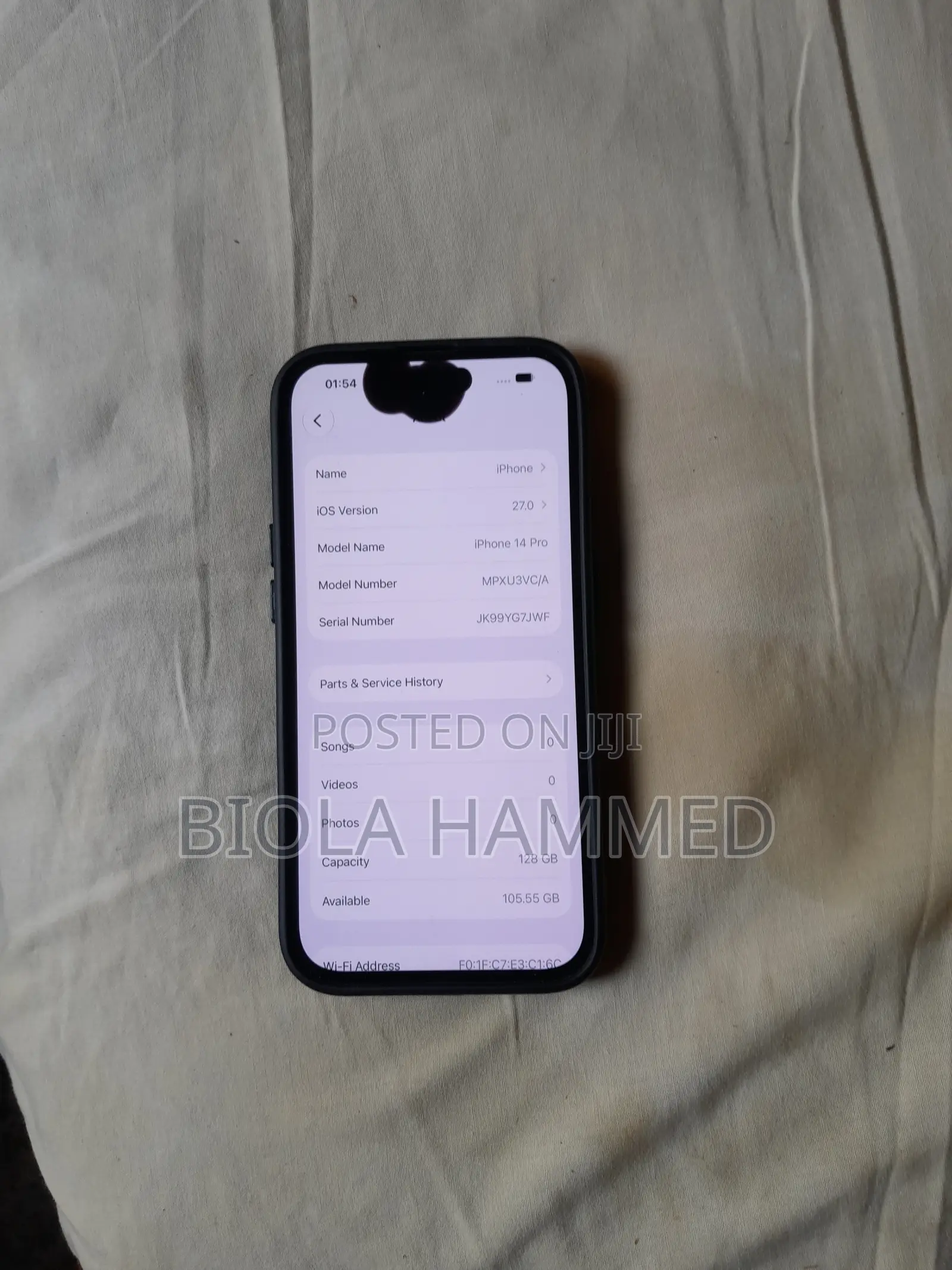 Apple iPhone 14 Pro 128 GB Black