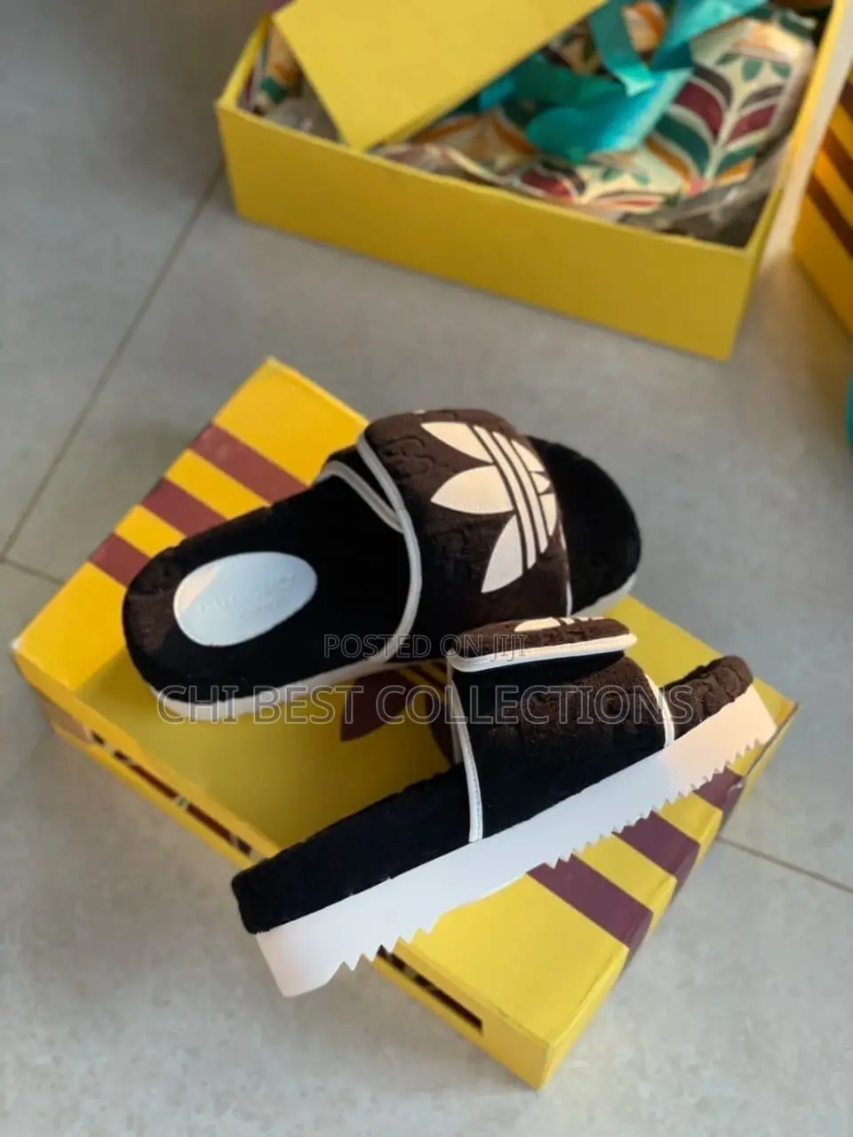 *New `Gucci X Adidas Mesa’ Slide