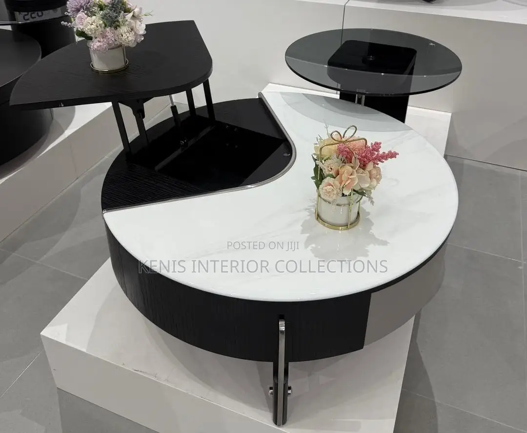 Adjustable Center Table With Drawer