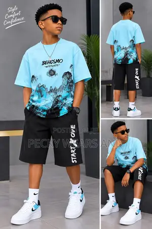 2pcs (Short & Tee) Set