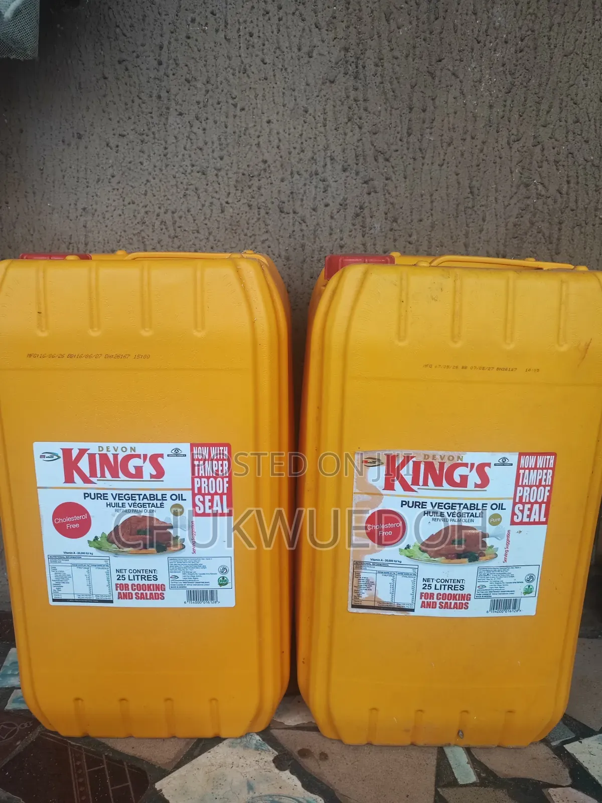 25 Litres Red Oil