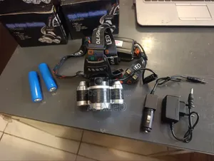 Dual Rechargeable Headlamp 1 T6 + 2LED