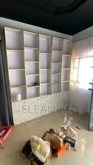 Shelves With Drawer and Light