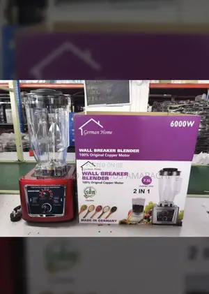 2in1 German Home 7.5litres Wall Breaker Commercial Blender 6000w