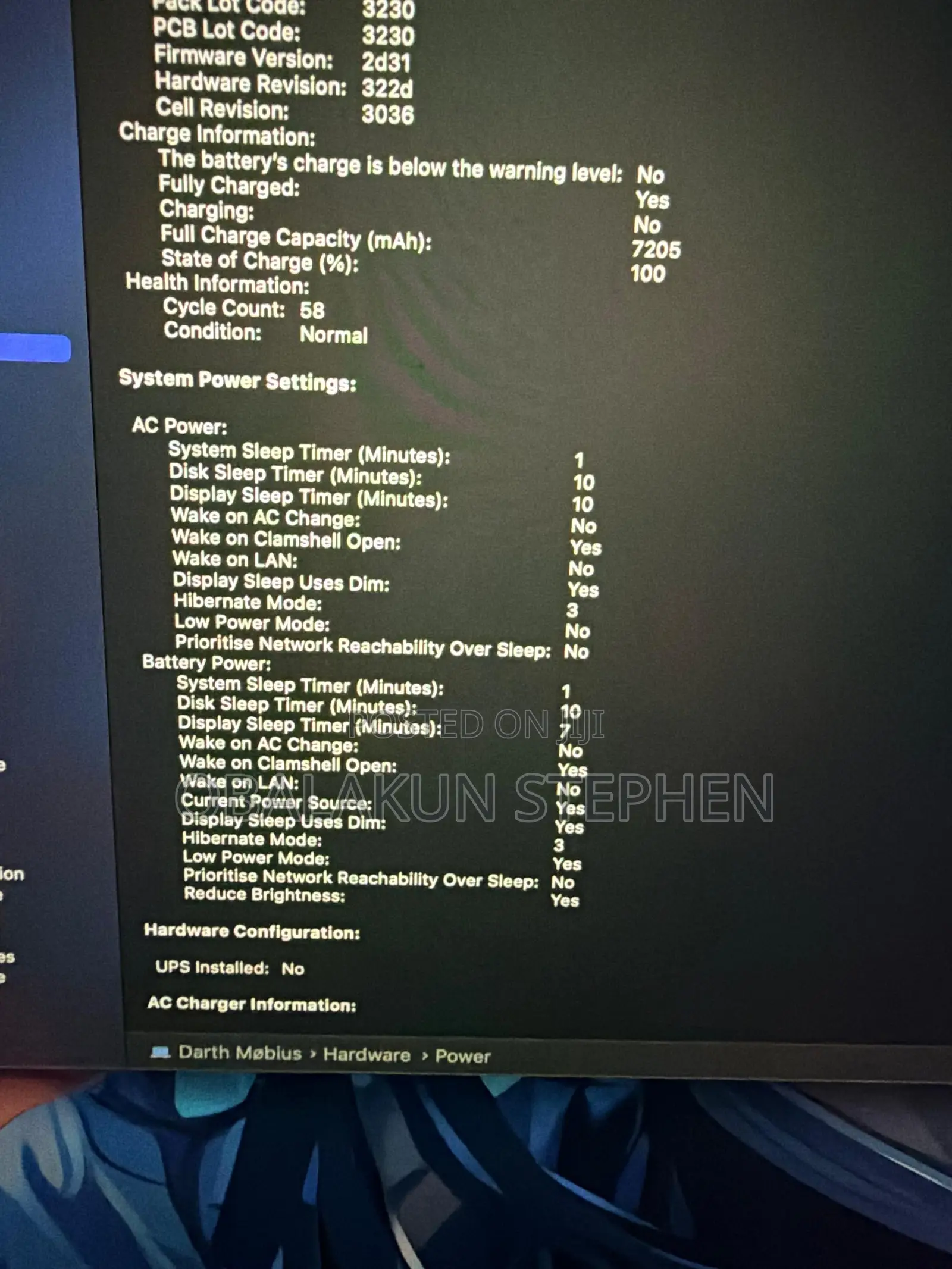 Laptop Apple MacBook Pro 2019 16GB Intel Core i9 SSD 512GB