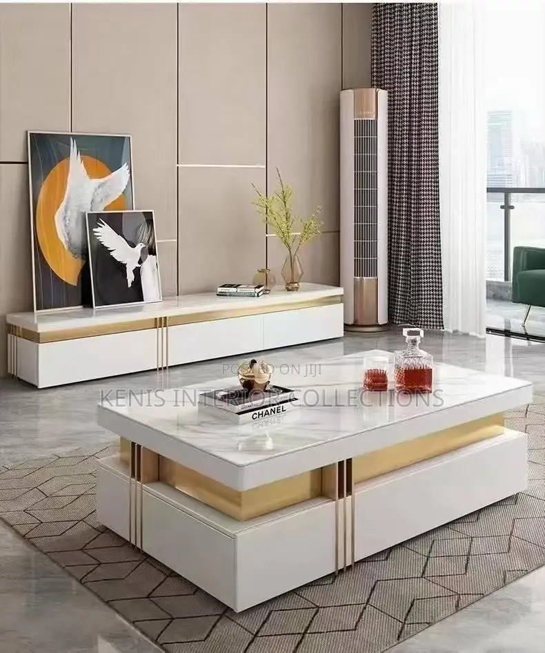 Luxury Center Table and TV Console