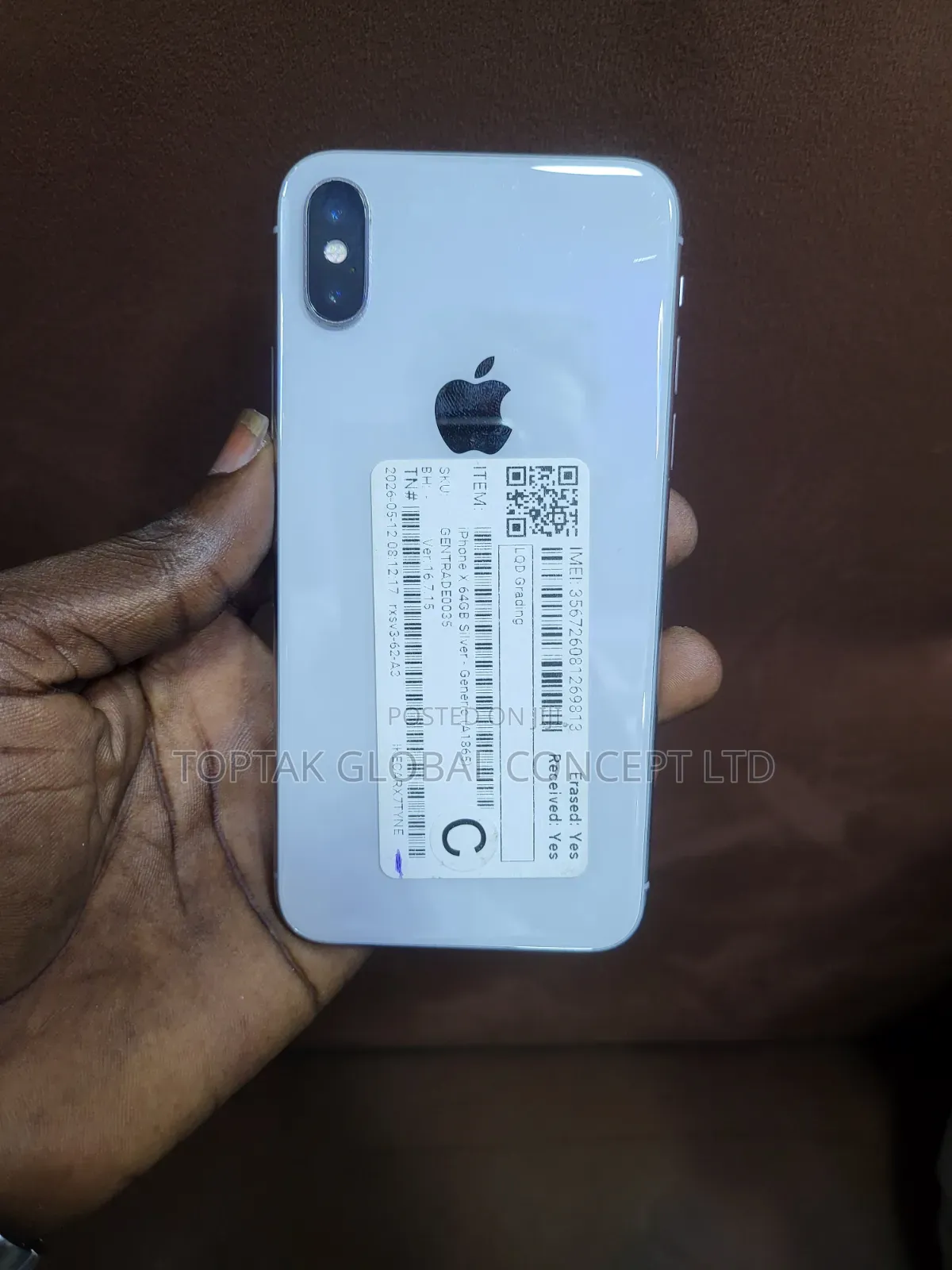 Apple iPhone X 64 GB White