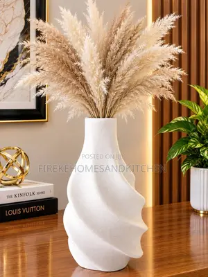 Elegant Sculptural Ceramic Vase