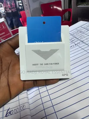 Intelligent Hotel Room Key Card Insert Power Switch