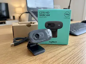 Brand New Logitech C270 HD Webcam (720p) With Built-in Mic