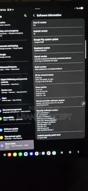 Samsung Galaxy Tab S8+ 128 GB Black
