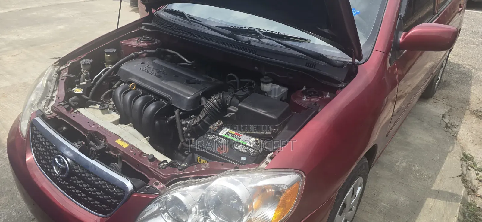 Toyota Corolla LE 2007 Red