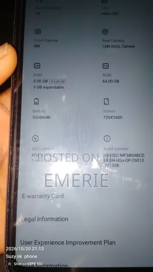 Infinix Smart 9 64 GB Silver