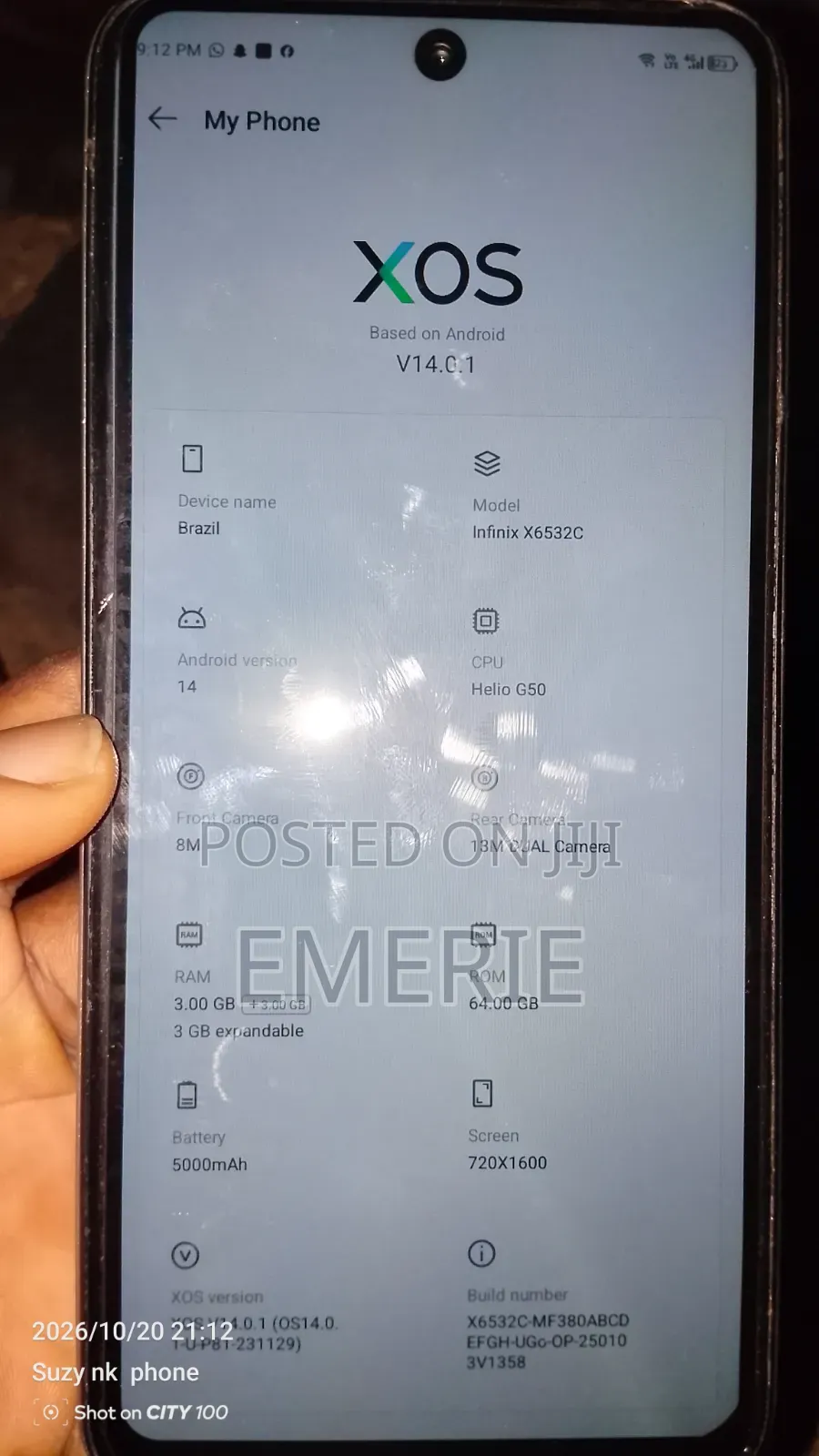 Infinix Smart 9 64 GB Silver