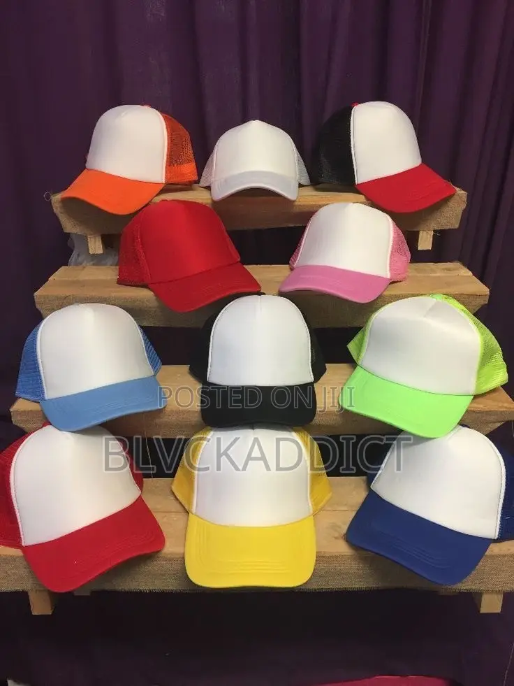 Bulk Plain Kanin Face Caps